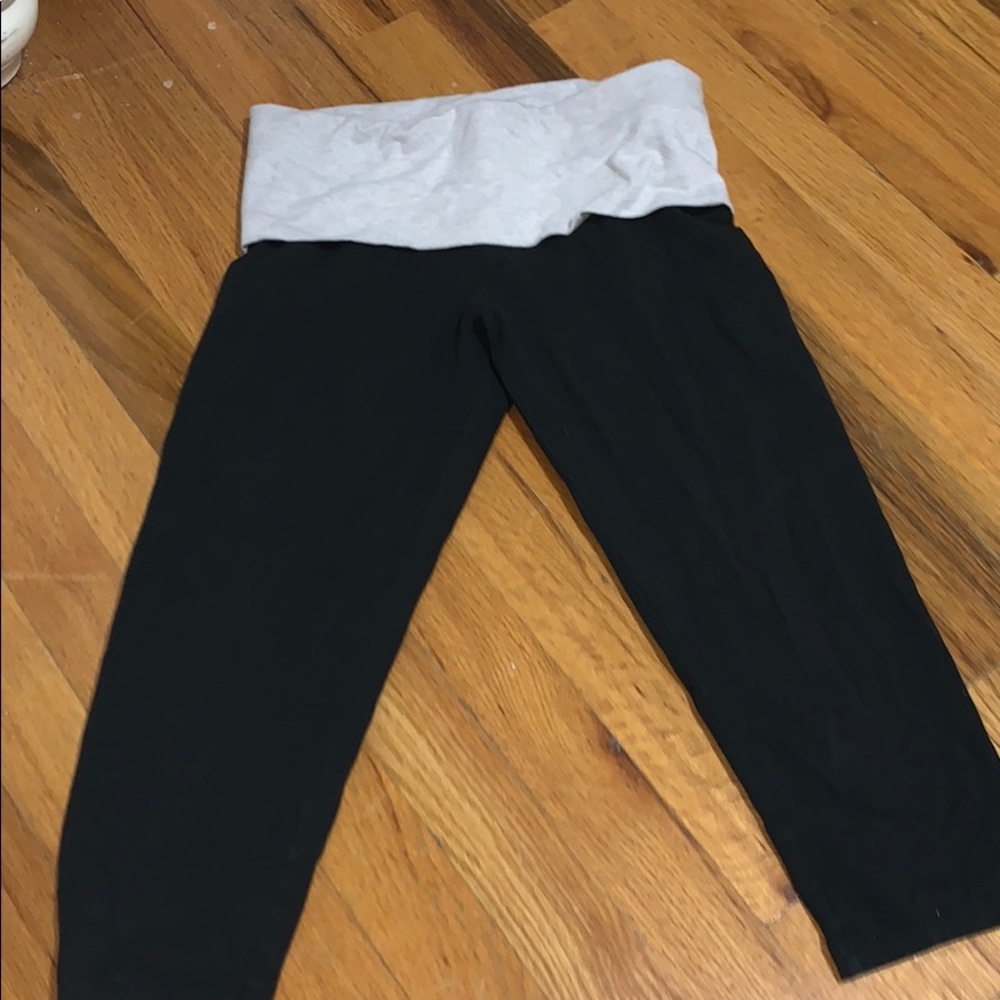 PINK fold over leggings